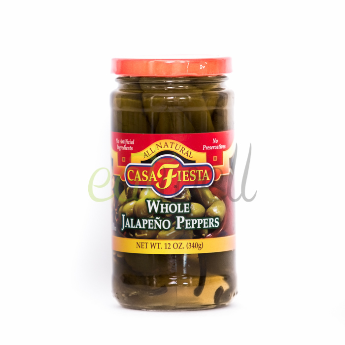 CASA FIESTA WHOLE JALAPENO PEPPER 340G | Eat Well